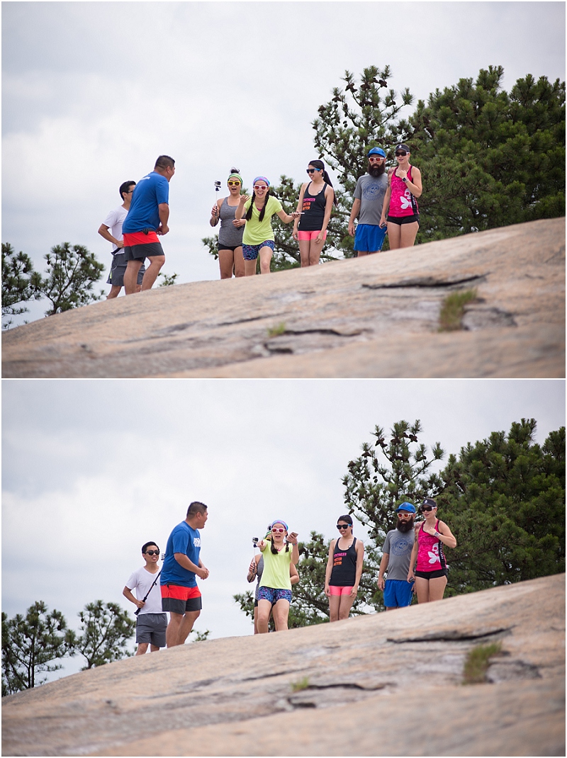Stone Moutain Proposal | Photography by Laura Barnes Photo