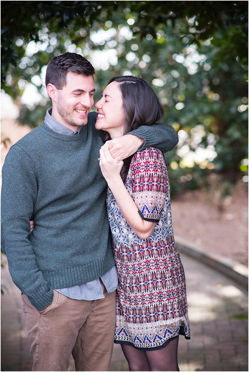 laughing engagements | Photography by Laura Barnes Photo